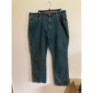 Dickies Flex Men Denim Jeans Size 38x34 Regular‎ Blue Straight Work Wear